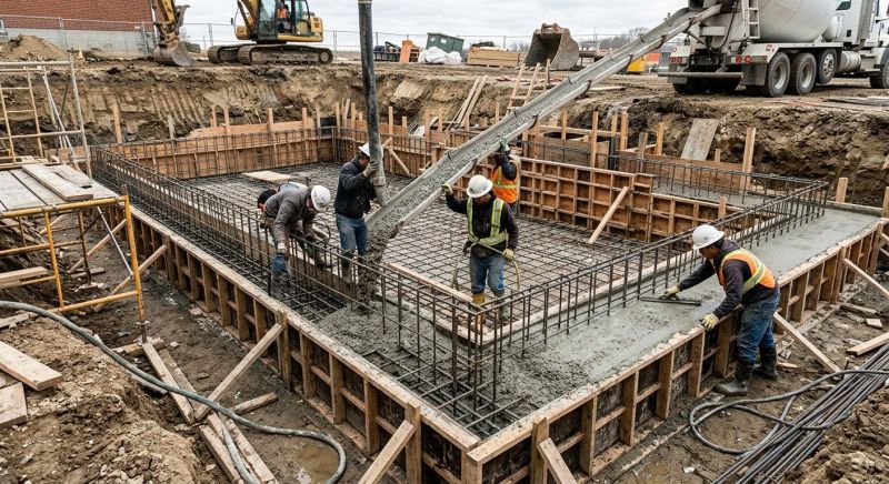 Basement Concrete Installation in Ozone Park, NY