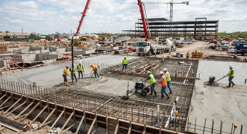 Commercial Slab Construction in Fort Lee, NJ