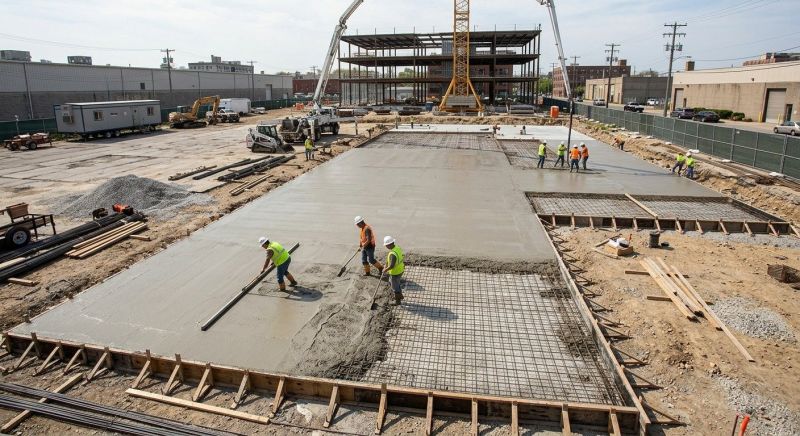Commercial Slab Construction in Kearny, NJ