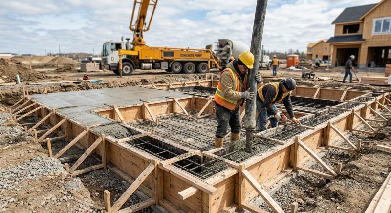 Foundation Construction in Hewlett, NY
