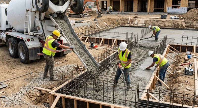 Foundation Wall Pouring in Woodmere, NY