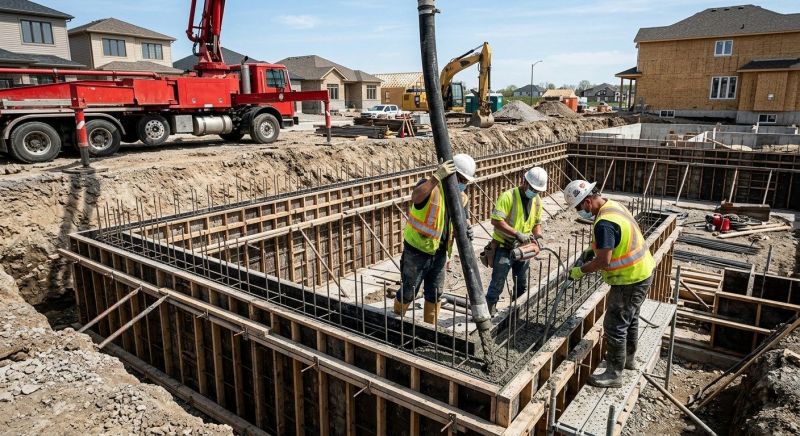 Poured Foundation Installation in Staten Island, NY